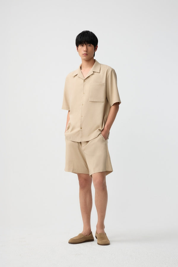 FYNE Light Khaki Moisture-wicking Shirt