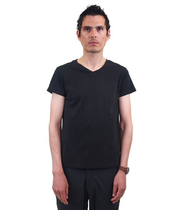 Reese De Luca Black V-Neck T-Shirt