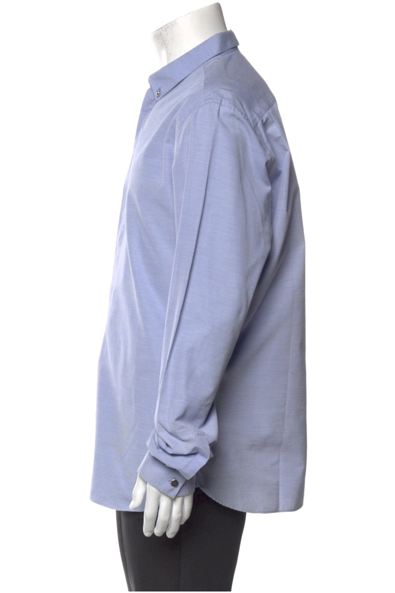 RealReal,The Kooples, The Kooples Blue Stripped Button Down Dress Shirt, Blue, Large-45-TagXL