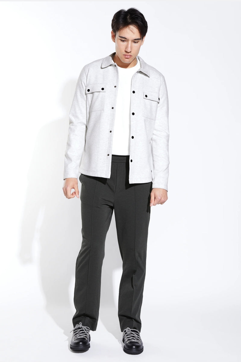 Wholesale,Civil Society, Civil Society Light Grey Snap Front Knit Shacket, Grey, Small-42-TagSMedium-44-TagMLarge-46-TagLExtra Large-48-TagXLExtra Extra Large-52-TagXXL