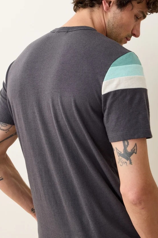 Wholesale,Marine Layer, Marine Layer Charcoal Recycled Vintage Slub Tee, Grey, Small-41-TagS