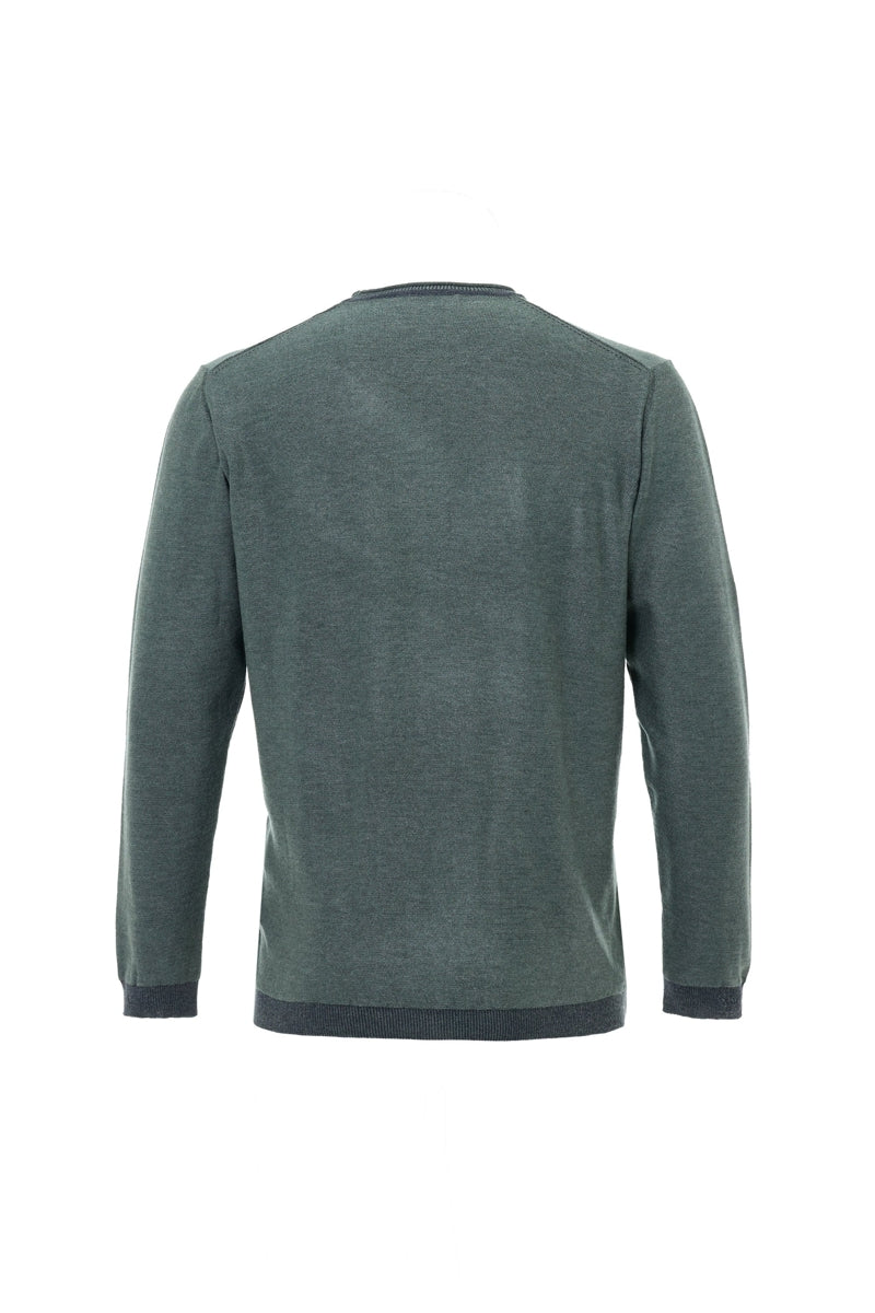 Wholesale,American Heritage, American Heritage Green Textured Crewneck Sweater, Green, Medium-42-TagMLarge-44-TagLExtra Large-46-TagXL