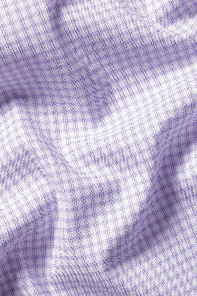 Wholesale,Charles Tyrwhitt, Charles Tyrwhitt Lilac Performance Twill Check Shirt, Purple, Large-46-Tag16.5Small-40-Tag15Medium-44-Tag16