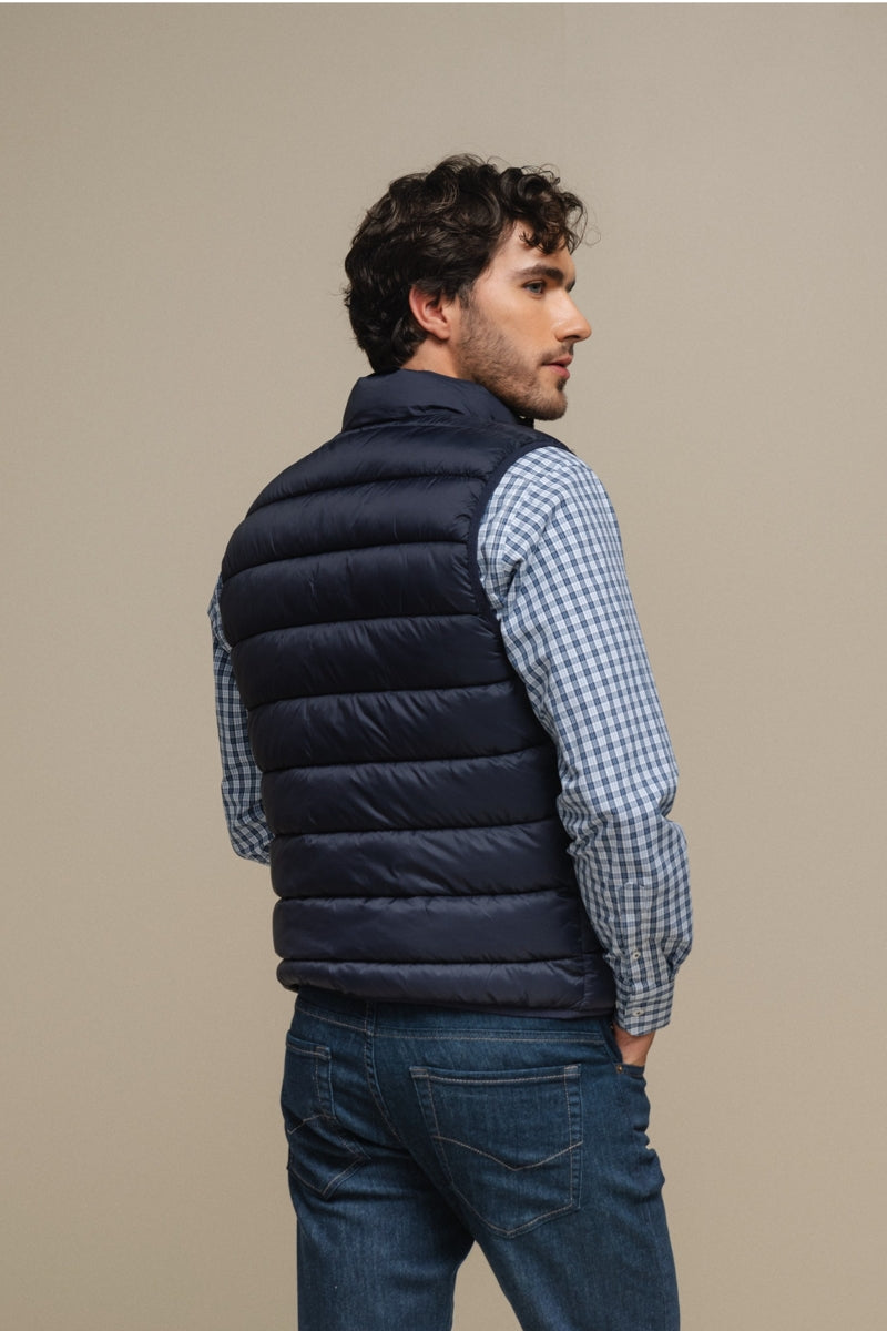 Faire,SMF, SMF Navy Padded Vest, Blue, Small-40-TagS