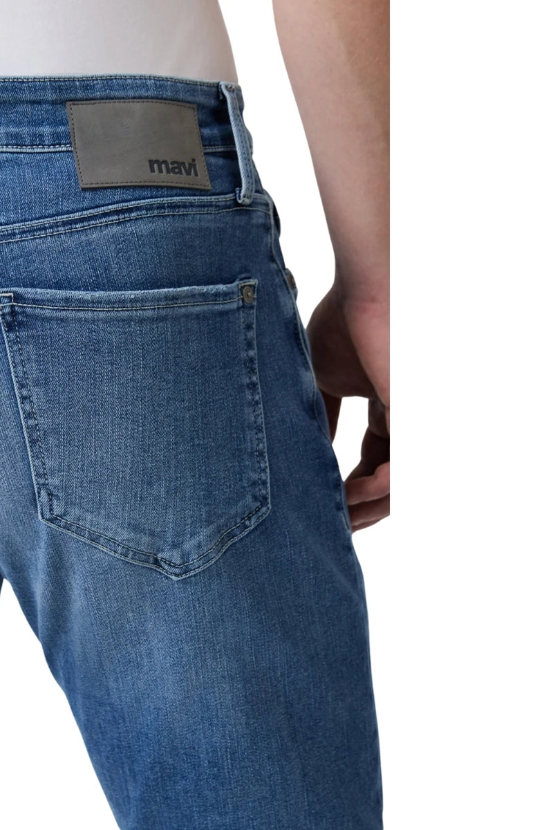Wholesale,Mavi, Mavi Mid Brushed Organic Vintage Zach Straight Leg Jeans, Blue, 31W-30L-Tag3132W-30L-Tag32