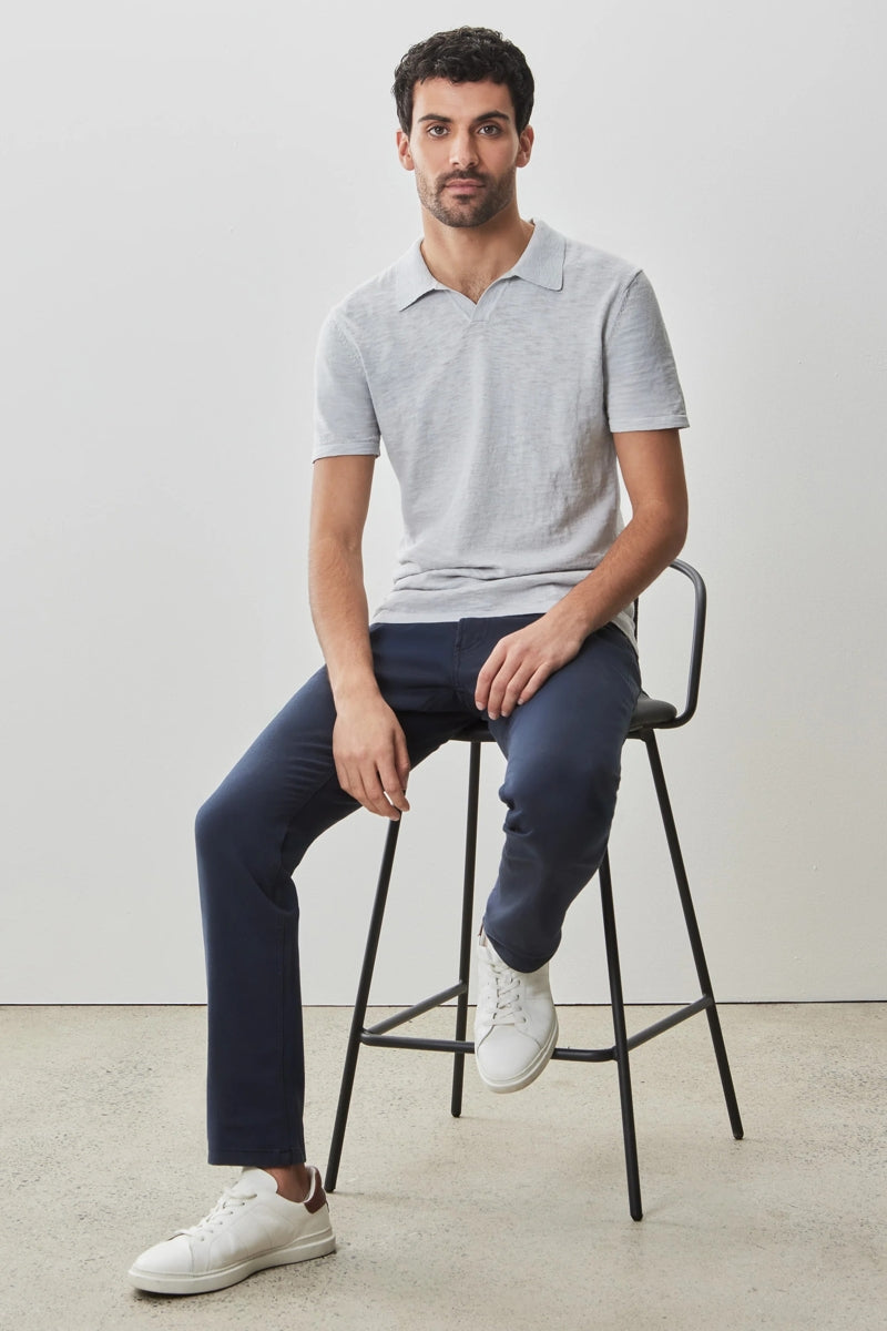 Wholesale,Robert Barakett, Robert Barakett Light Grey Luxurious Sweater Knit Polo, Grey, Extra Large-46-TagXL
