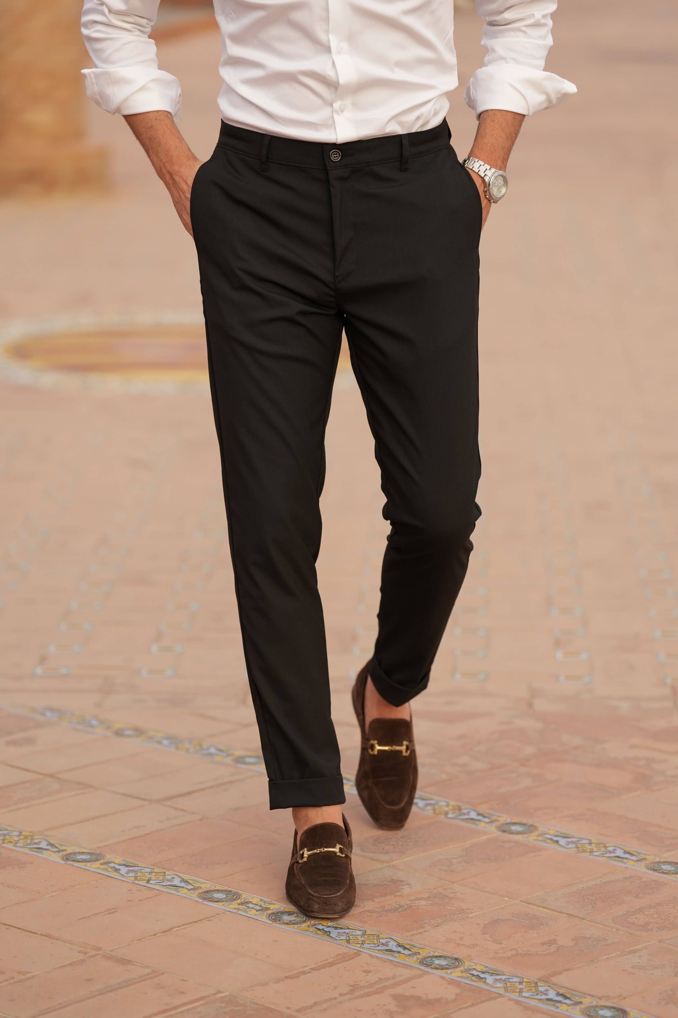 Wholesale,Donato, Donato Black Chino Pant, Black, 32W-28L-Tag40