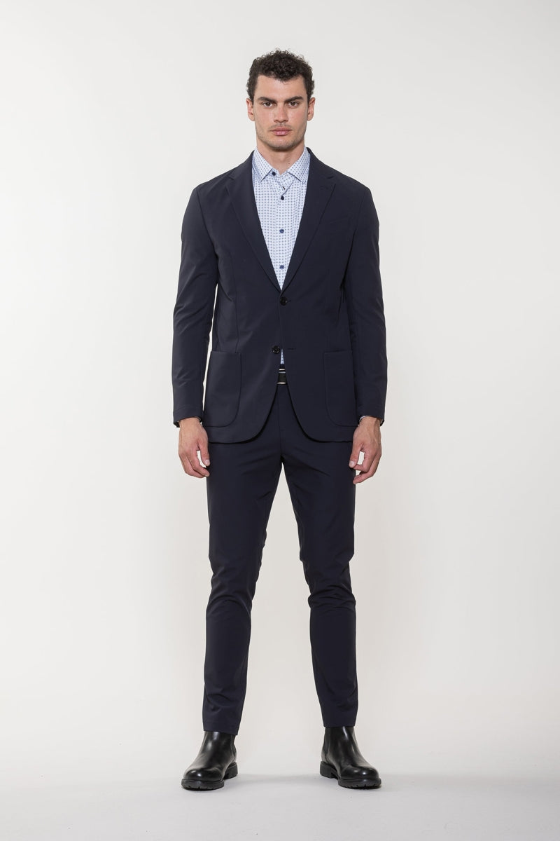 Wholesale,American Heritage, American Heritage Navy 4-way Stretch Performance Blazer, Blue, Medium-42-TagM