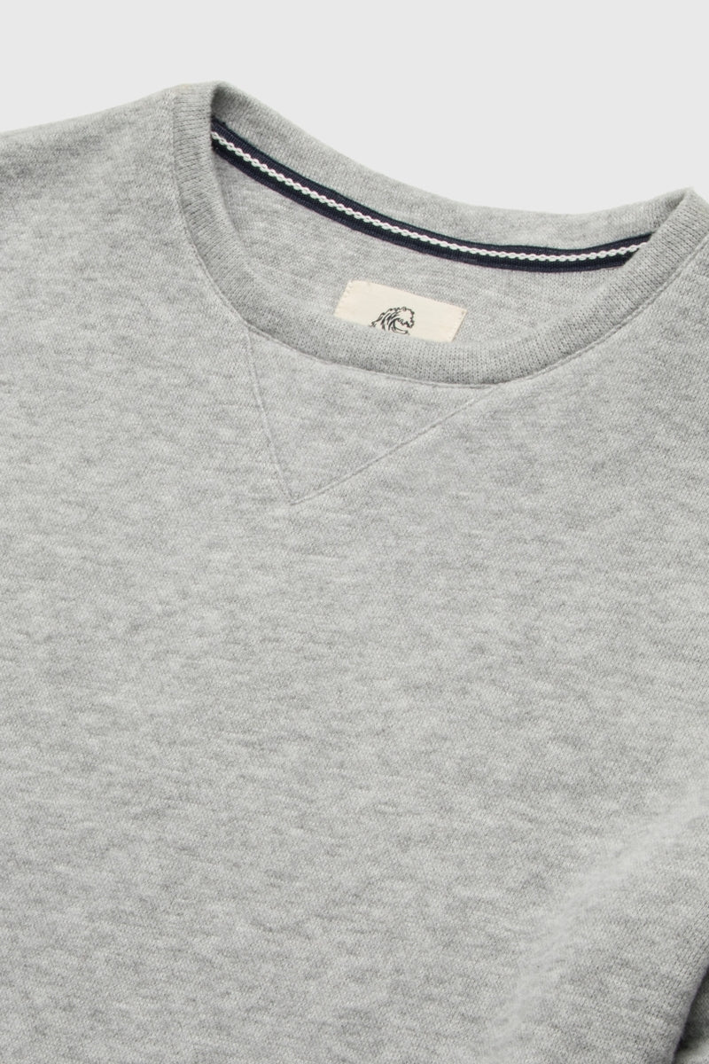 Wholesale,Surfside Supply, Surfside Supply Grey Heather Cashmist Soft Crewneck, Grey, Small-43-TagSMedium-45-TagMExtra Large-49-TagXLExtra Extra Large-52-TagXXL