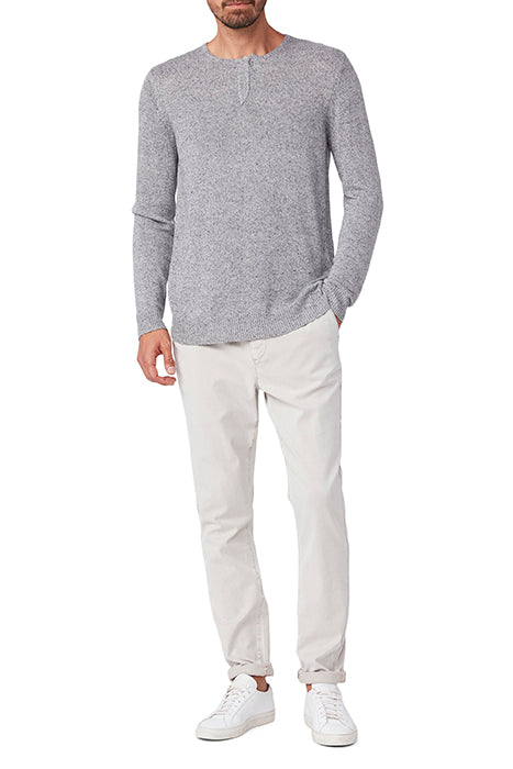 Paige Heather Grey Long Sleeve Henley