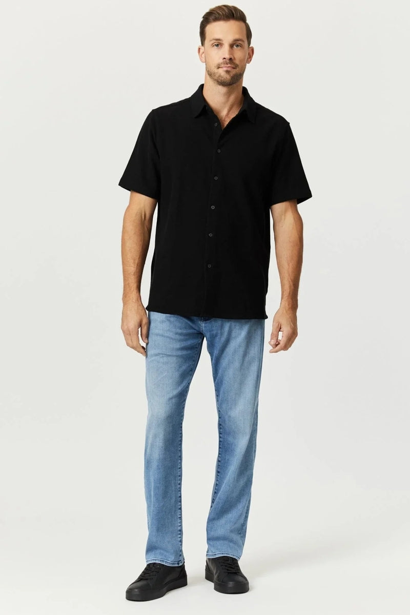 Wholesale,Mavi, Mavi Light Tonal Brushed Supermove Zach Straight Leg Jeans, Blue, 38W-30L-Tag38
