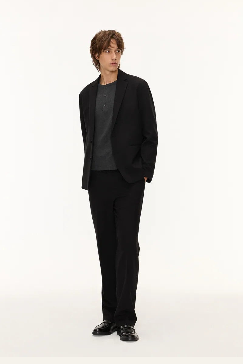 Direct From Brand,FYNE, FYNE Black Wrinkle Resistant Blazer, Black, Large-44-TagL