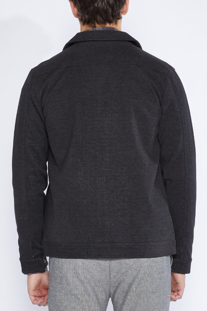 Wholesale,Civil Society, Civil Society Heather Black Trucker Jacket, Black, Medium-44-TagM