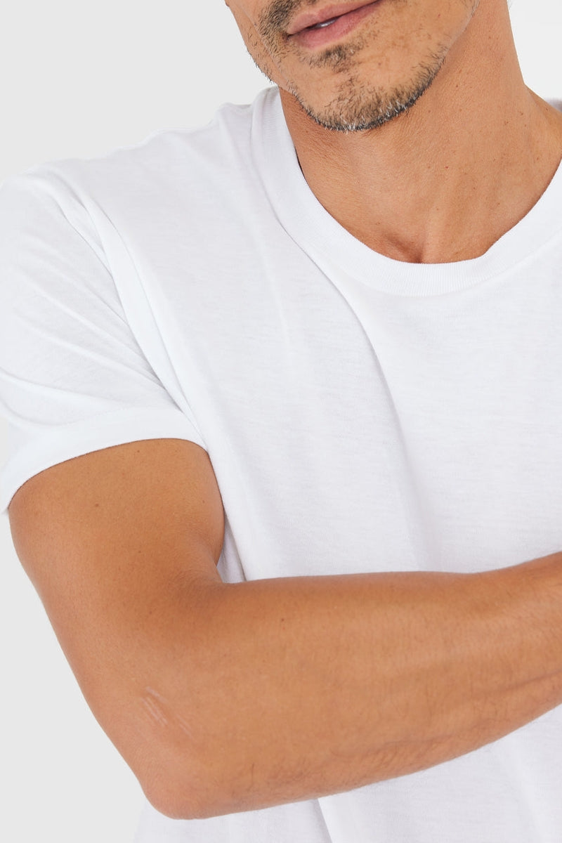 Faire,True Classic, True Classic White Short Sleeve Tee, White, Large-42-TagL