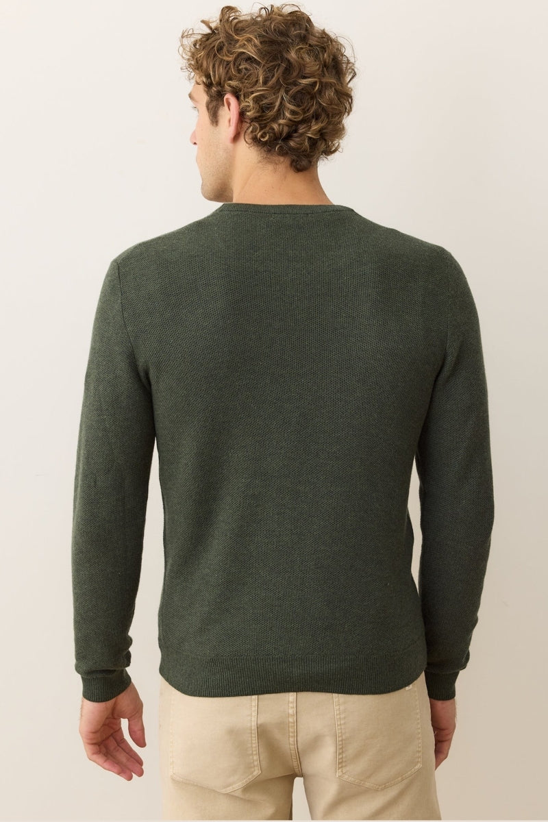 Wholesale,Marine Layer, Marine Layer Olive Green Crewneck Sweater, Green, Small-38-TagSMedium-41-TagMLarge-45-TagLExtra Large-48-TagXLExtra Extra Large-50-TagXXL