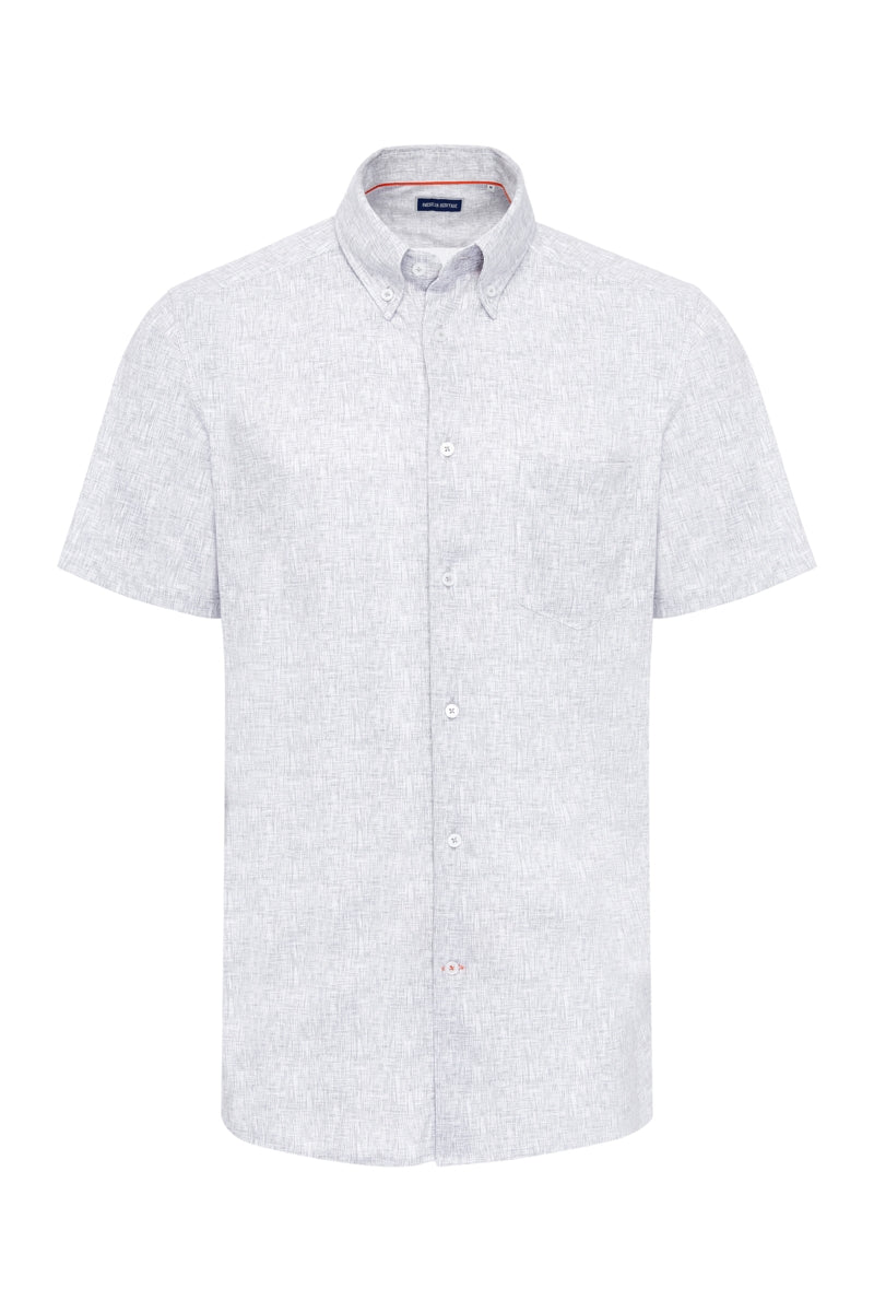 Wholesale,American Heritage, American Heritage Light Grey Textured Weave Shirt, Grey, Medium-46-TagM