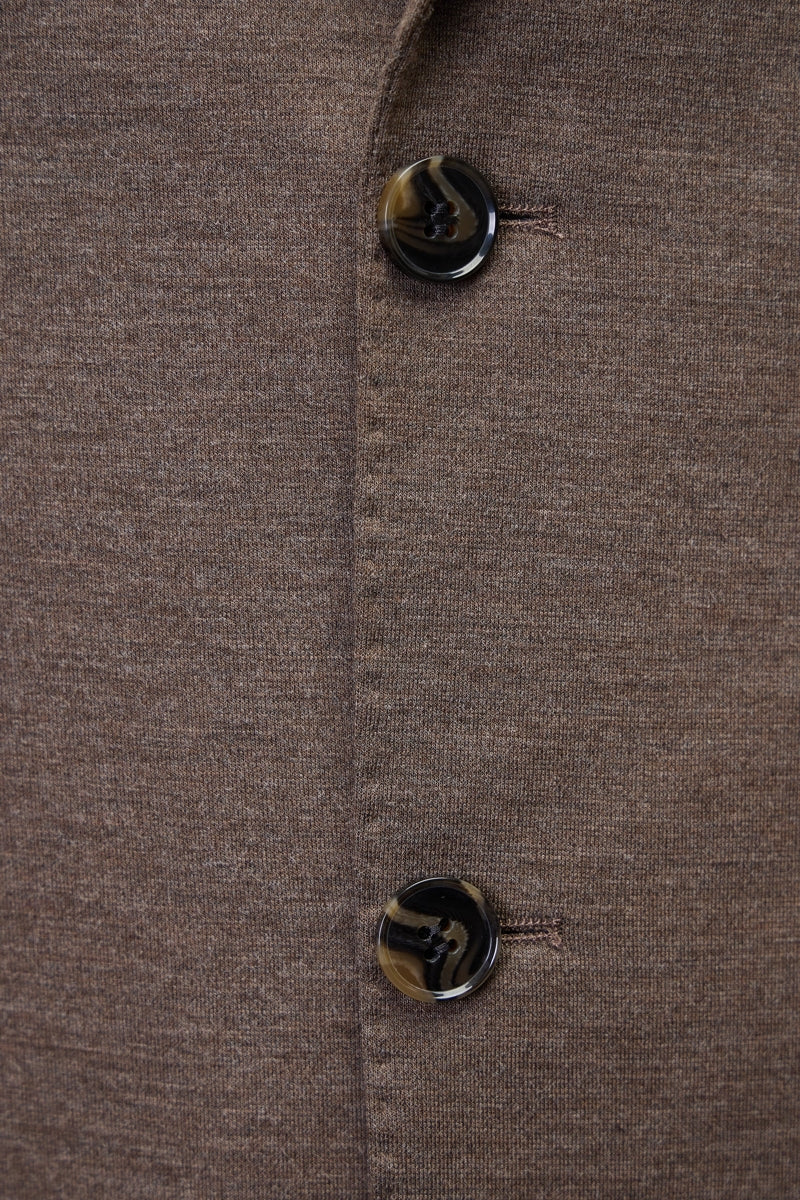 Wholesale,Luchiano Visconti, Luchiano Visconti Coffee Melange Knit Blazer, Brown, Small-38-Tag38Medium-40-Tag40Large-42-Tag42Large-44-Tag44