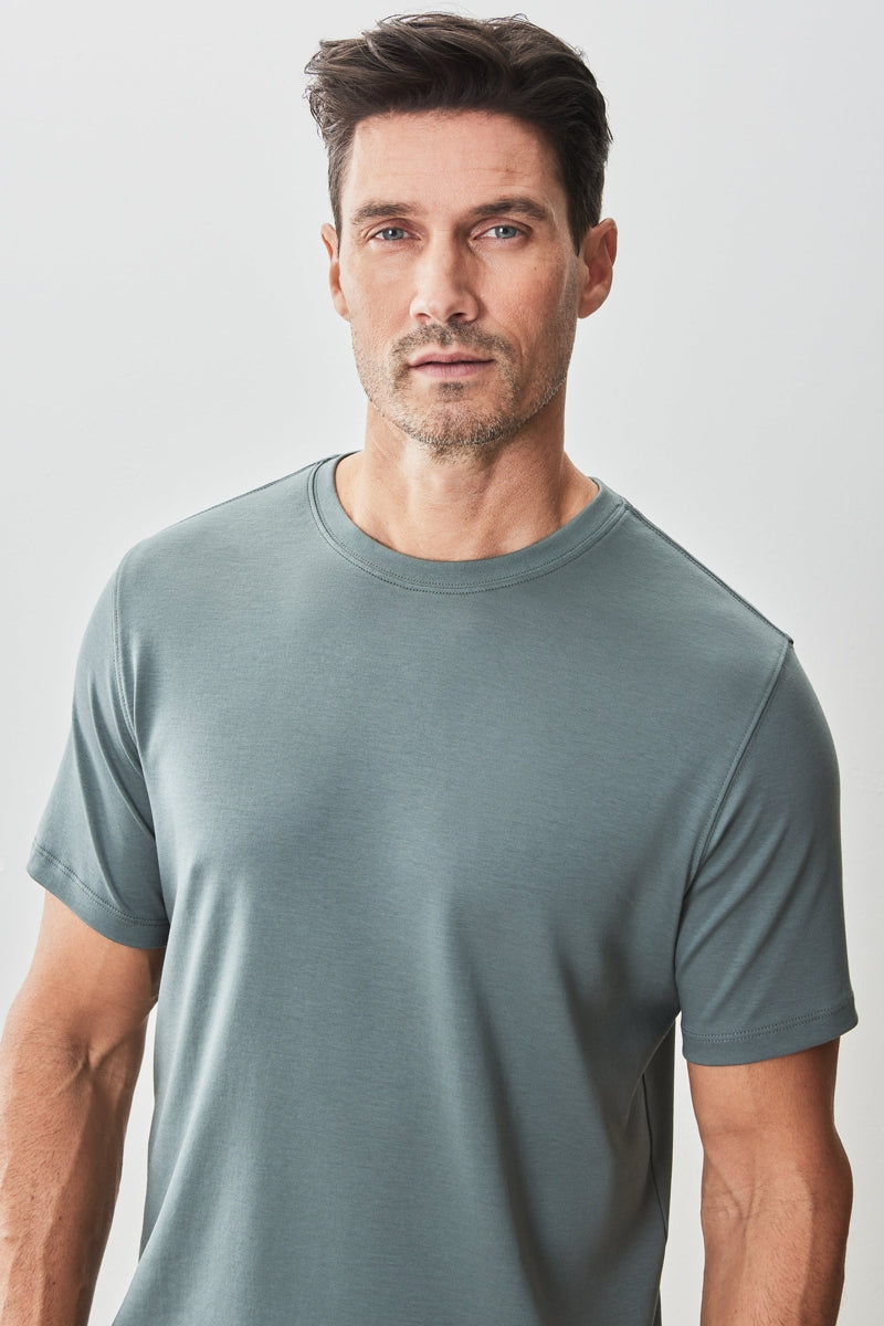 Wholesale,Robert Barakett, Robert Barakett Balsam Green Premium Tee, Green, Medium-41-TagM