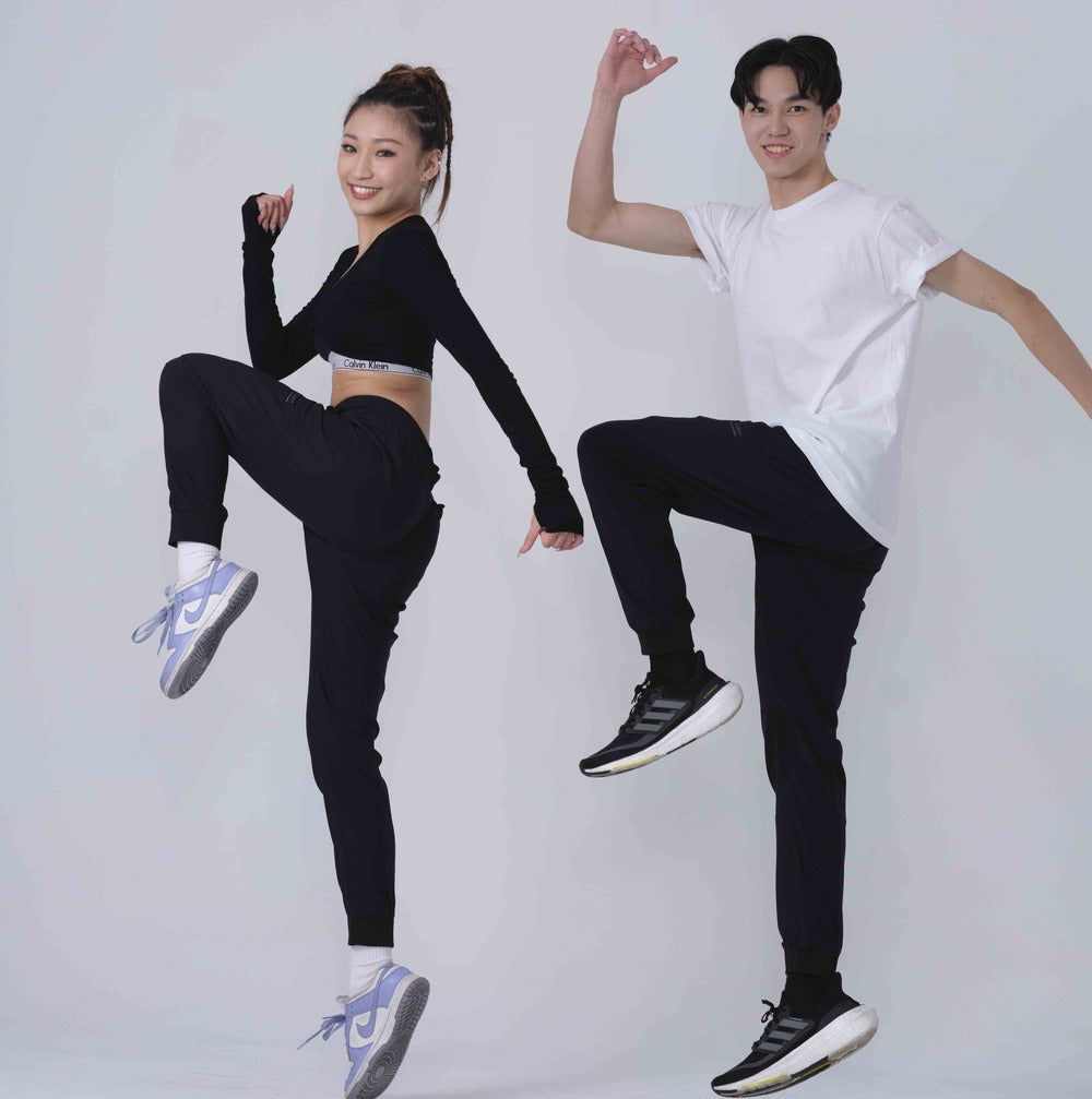 Direct From Brand,PROFI, PROFI Graphene Black Multi-Functional Sun protection and UV resistance Sporty Joggers, Black, 33W-28L-TagL