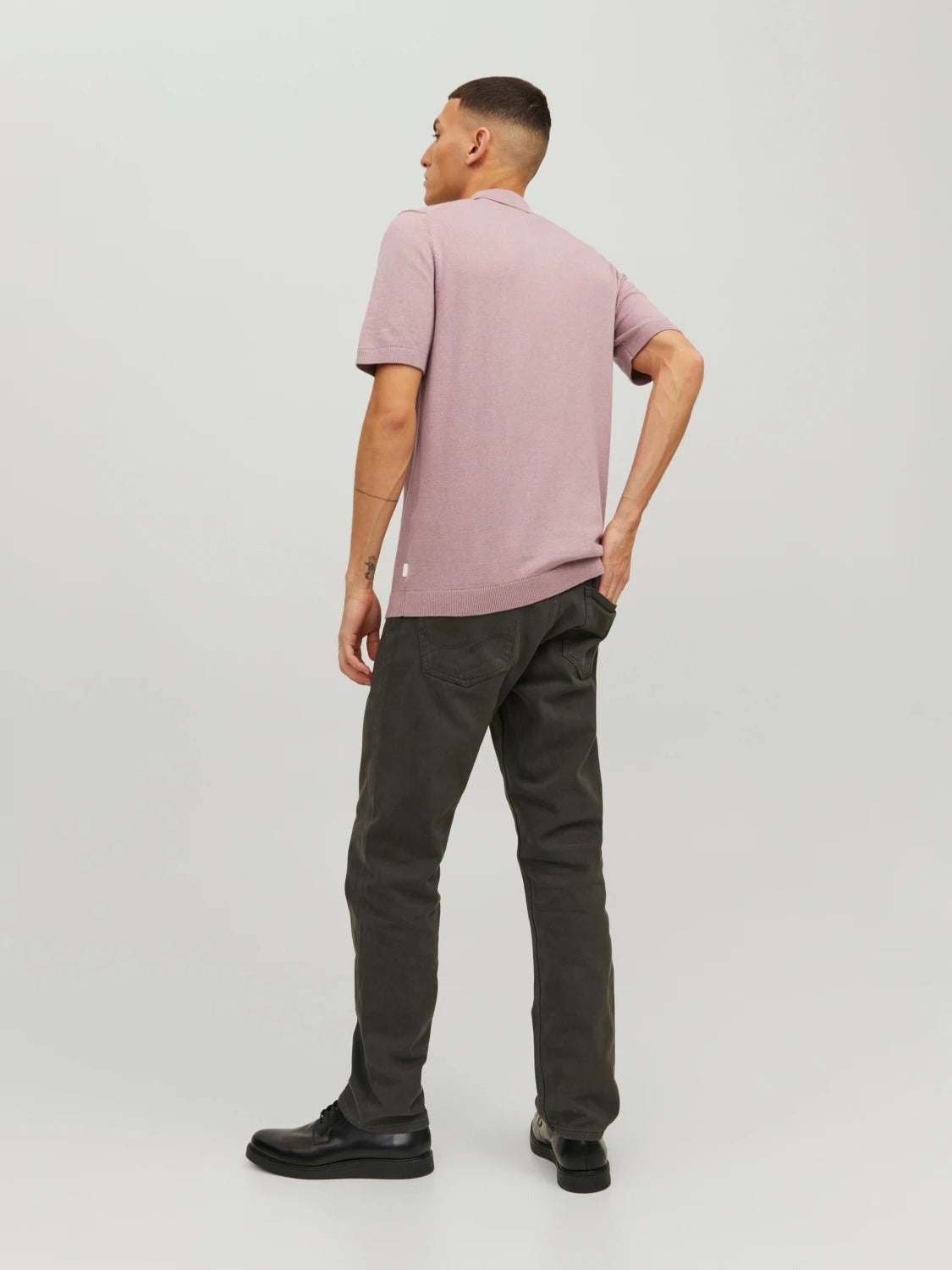 Wholesale,Jack & Jones, Jack & Jones Mauve Knit Polo, Purple, Extra Large-45-TagXL