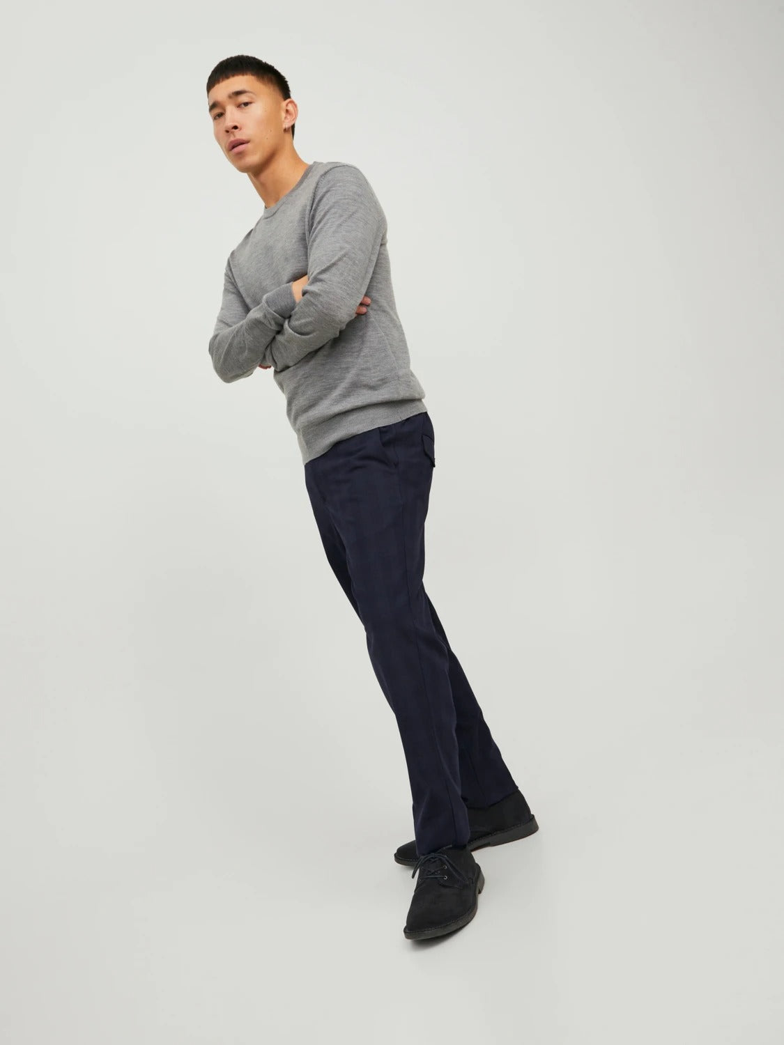 Wholesale,Jack & Jones, Jack & Jones Navy Trousers, Blue, 34W-32L-Tag33