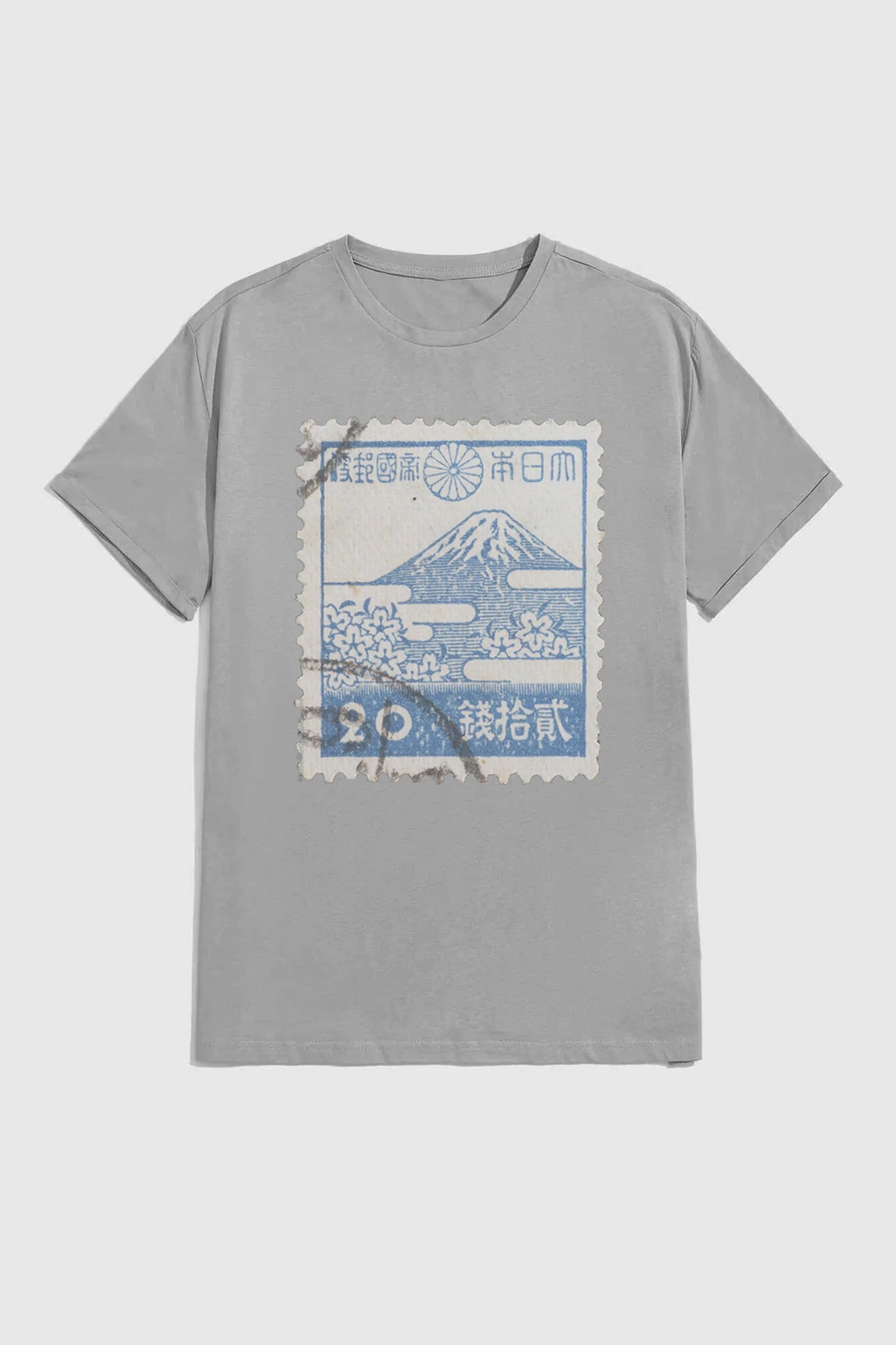 Wholesale,Original Paperbacks, Original Paperbacks Gray Japan Graphic Tee, Grey, Extra Extra Large-45-TagXXL