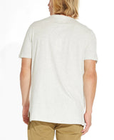 Civil Society Heather Light Grey Henley Short Sleeve T- Shirt