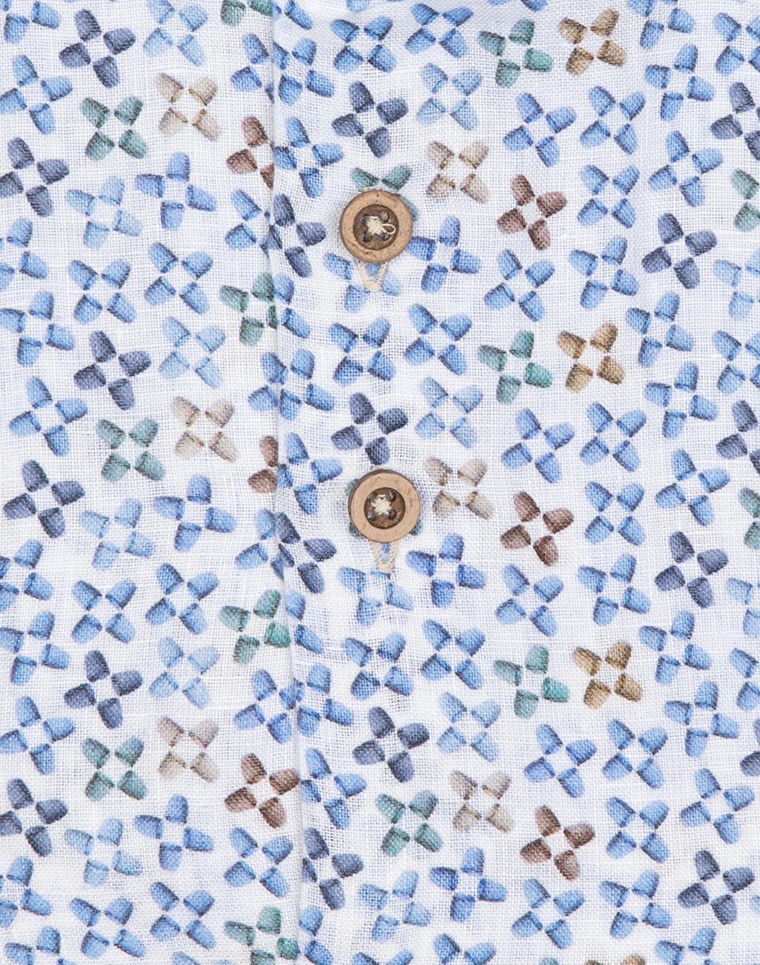 Brand Partner,R2 Amsterdam, R2 Amsterdam Multicolor Cups Print Linen Shirt, , 