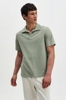 Wholesale,Wax London, Wax London Dark Green Textured Organic Cotton Polo, Green, Medium-43-TagMLarge-45-TagLExtra Large-47-TagXL