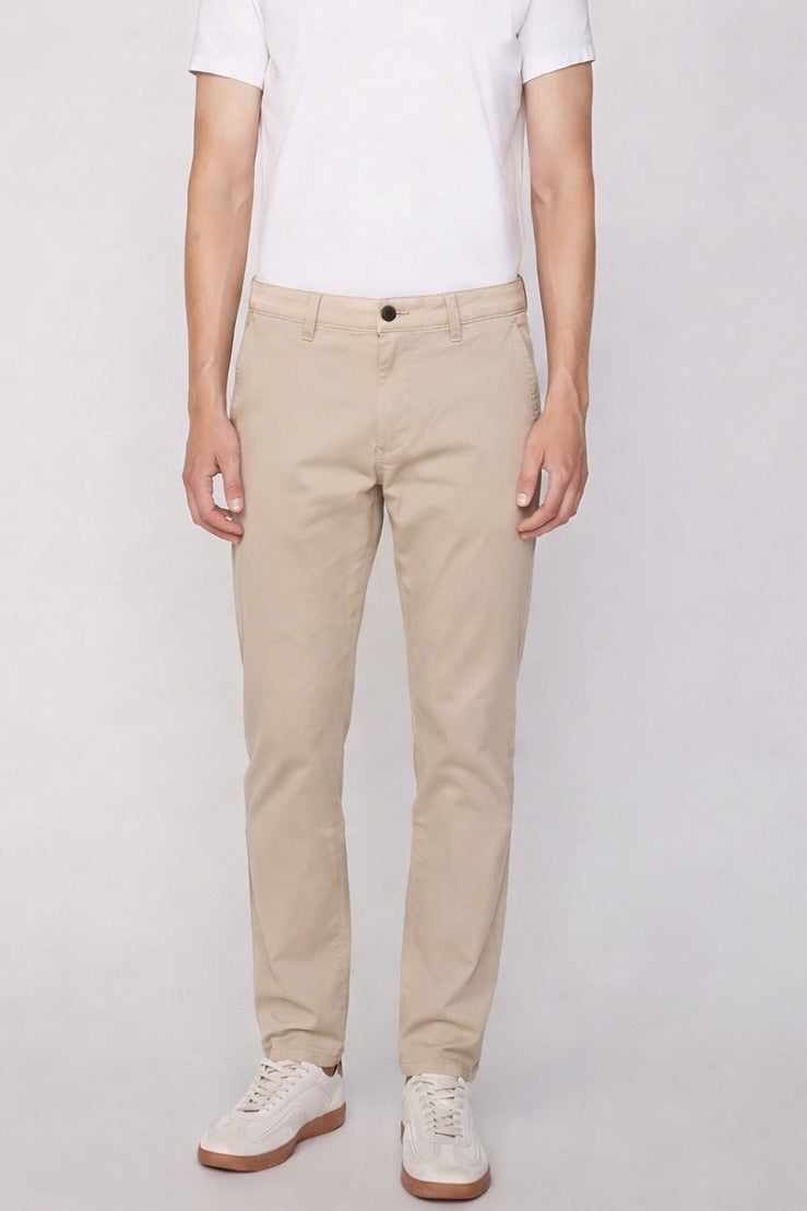 Wholesale,Projek Raw, Projek Raw Beige Classic Fit Stretch Chino, Tan, 31W-31L-Tag31