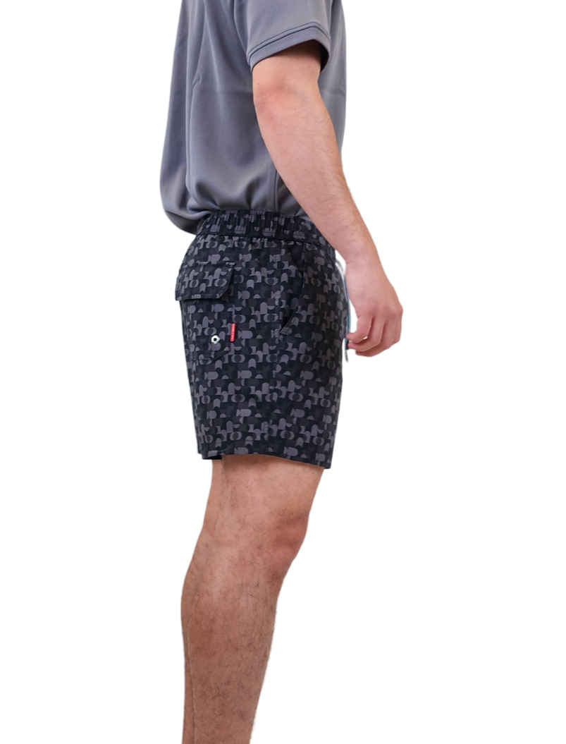 Wholesale,Public Beach, Public Beach Black Performance Geo Print 6