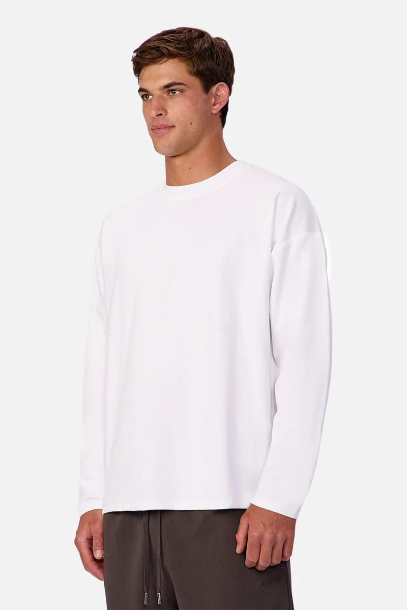 Wholesale,INDUSTRIE AUSTRALIA, INDUSTRIE AUSTRALIA White Waffle Long Sleeve T-Shirt, White, Small-44-TagSMedium-46-TagMLarge-48-TagLExtra Large-50-TagXLExtra Extra Large-52-TagXXL