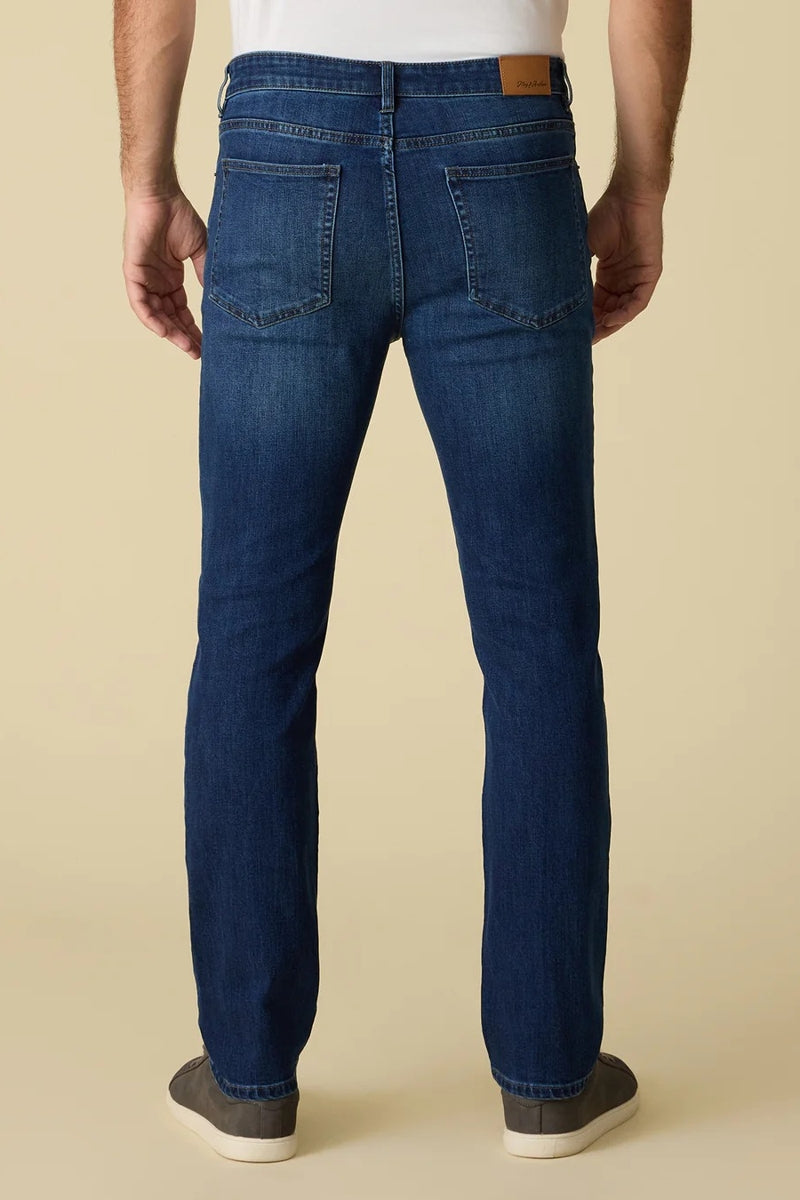 Wholesale,Flag & Anthem, Flag & Anthem Dark Wash Oakland Slim Lewiston Cooling Jeans, Blue, 34W-30L-Tag34