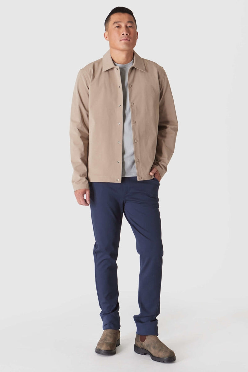 Faire,True Classic, True Classic Khaki Added Stretch Twill Jacket, Tan, Medium-40-TagM
