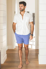 Eubi Blue Packable Hybrid 8" Shorts