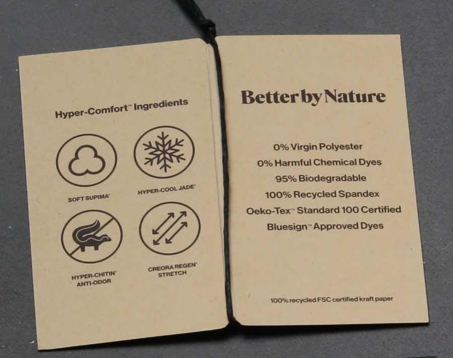 Brand Partner,HyperNatural, HyperNatural Midnight Navy Oak Hill Tipped Slim Fit Micro-Pique Polo with Hyper-Cool Jade, Blue, Medium-39-TagM