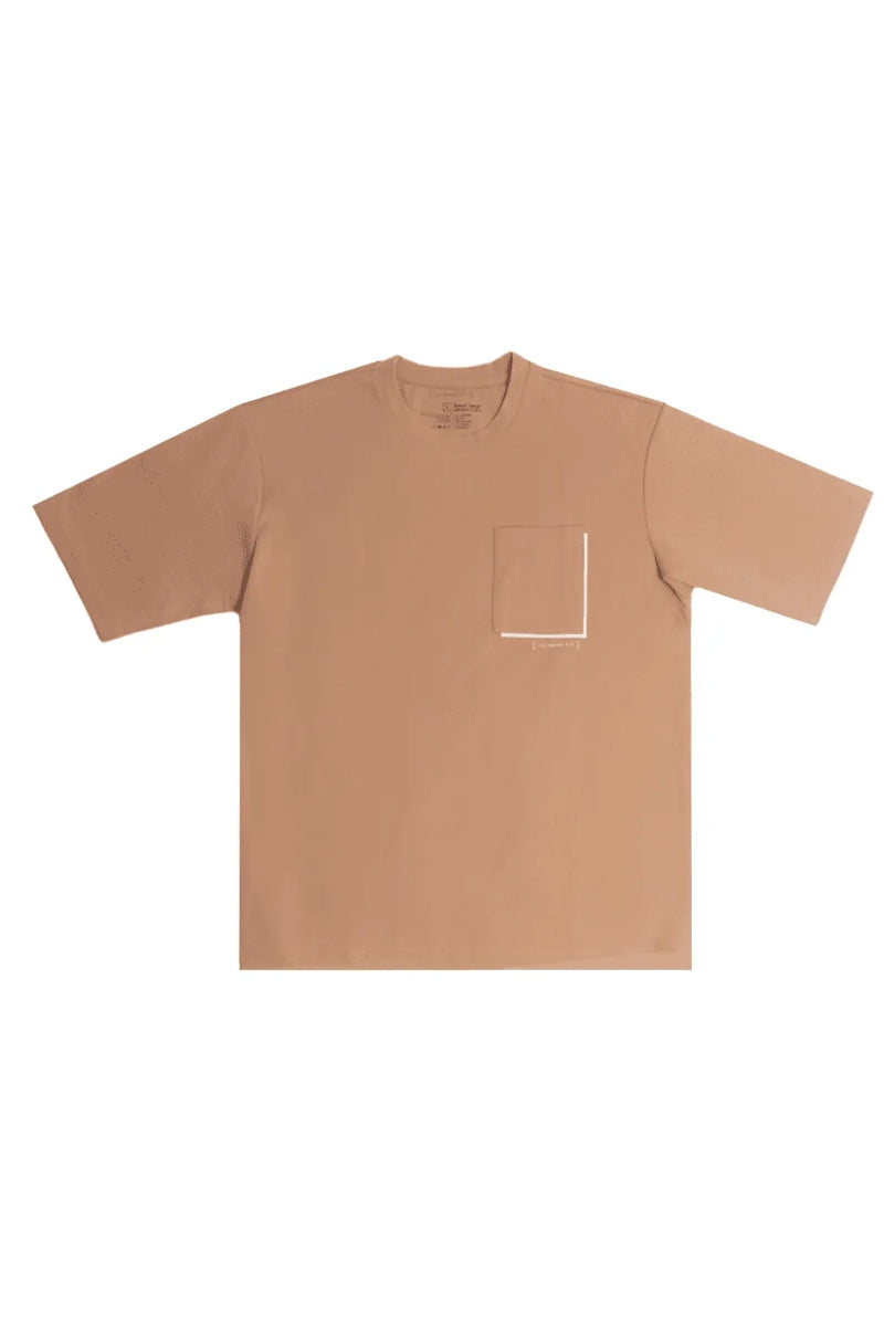 Wholesale,The Shirt Bar, The Shirt Bar Plum Premium Performance Tee, Tan, Large-46-TagL
