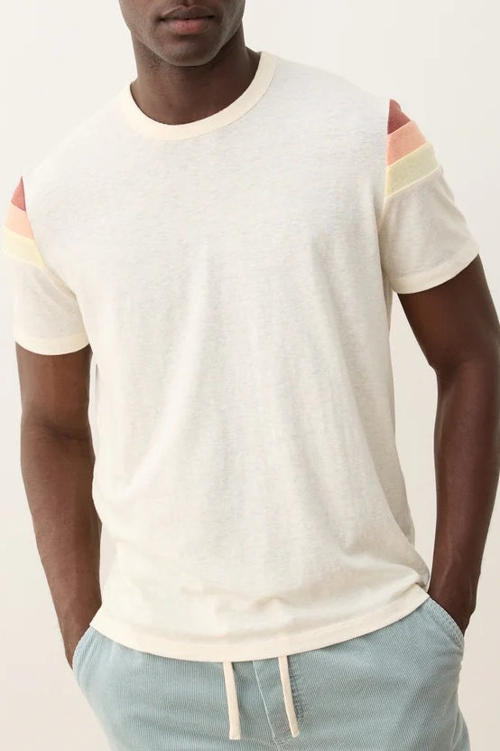 Marine Layer Cream Recycled Vintage Slub Tee