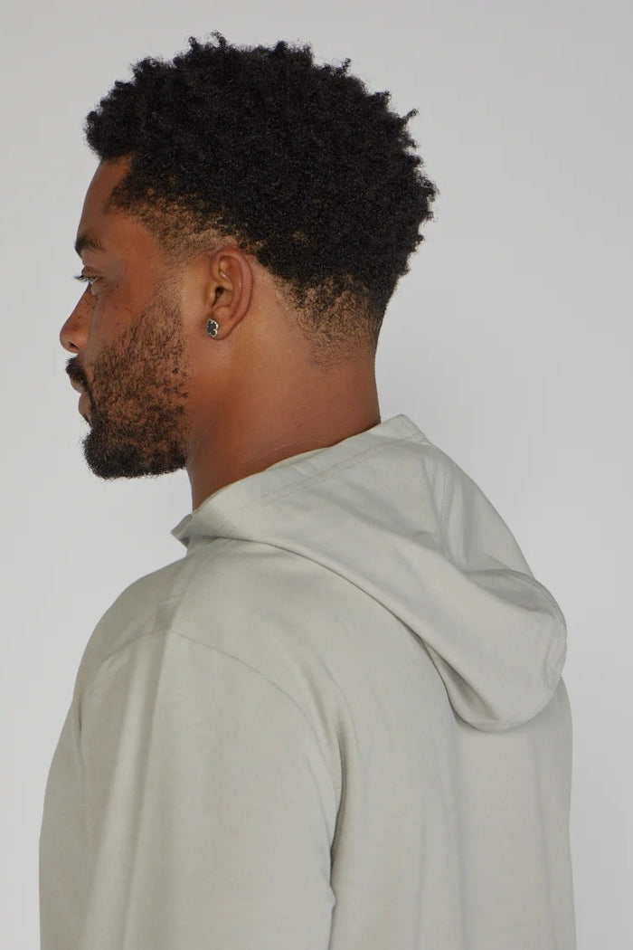 Wholesale,BYLT, BYLT Grey Drop-cut 4-way Stretch Hoodie, Grey, Large-43-TagL