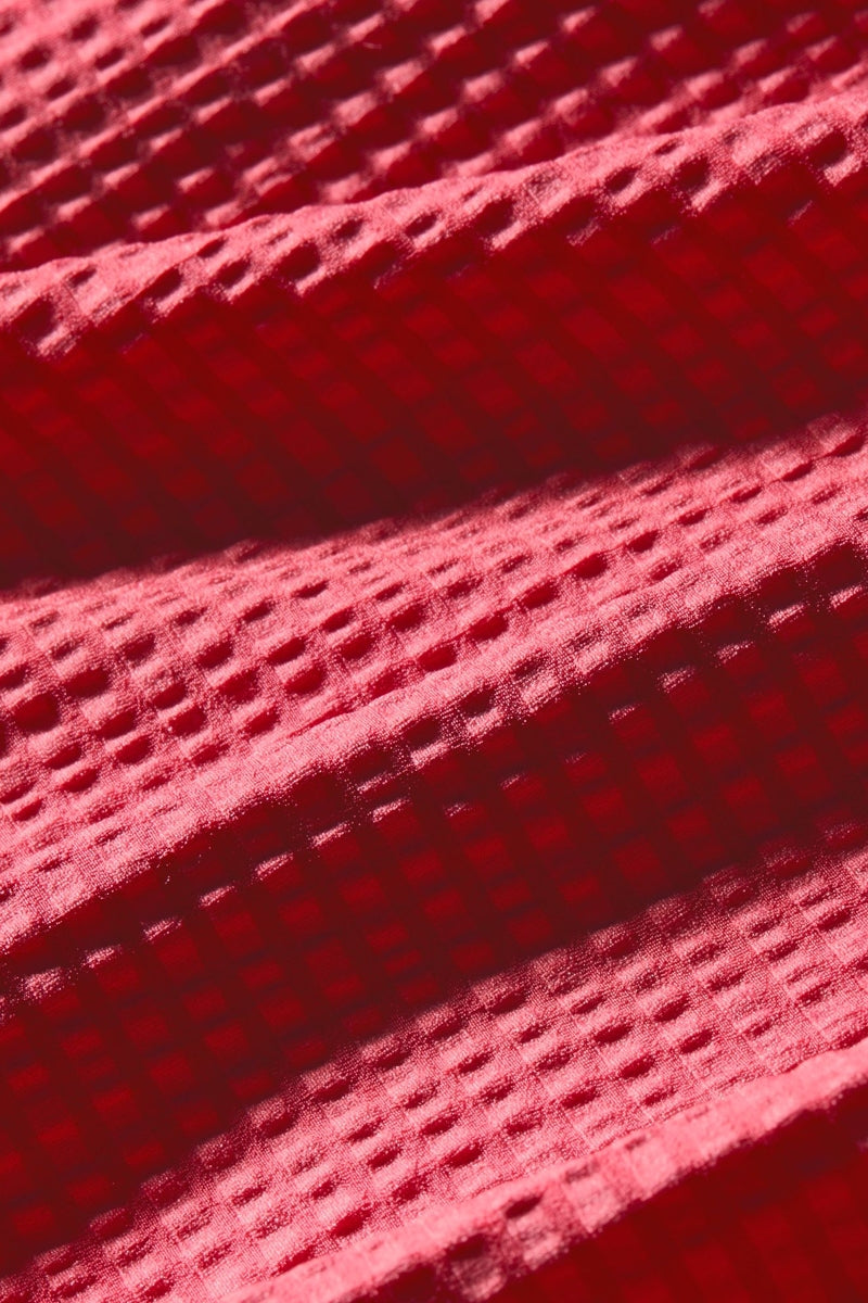 Wholesale,Mizzen + Main, Mizzen + Main Red Seersucker Textured Knit Trim Fit Polo, Red, Large-45-TagL