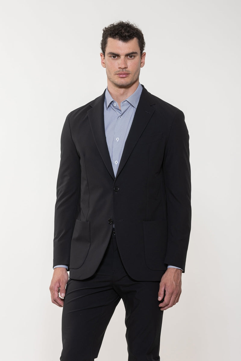 Wholesale,American Heritage, American Heritage Black 4-way Stretch Performance Blazer, Black, Extra Large-46-TagXL