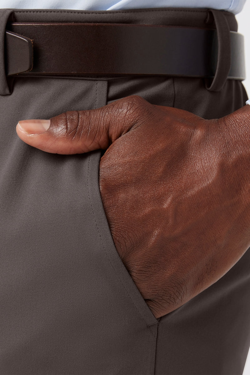 Wholesale,Mizzen + Main, Mizzen + Main Dark Grey Four-way Stretch Straight Chino Pant, Grey, 34W-32L-Tag34