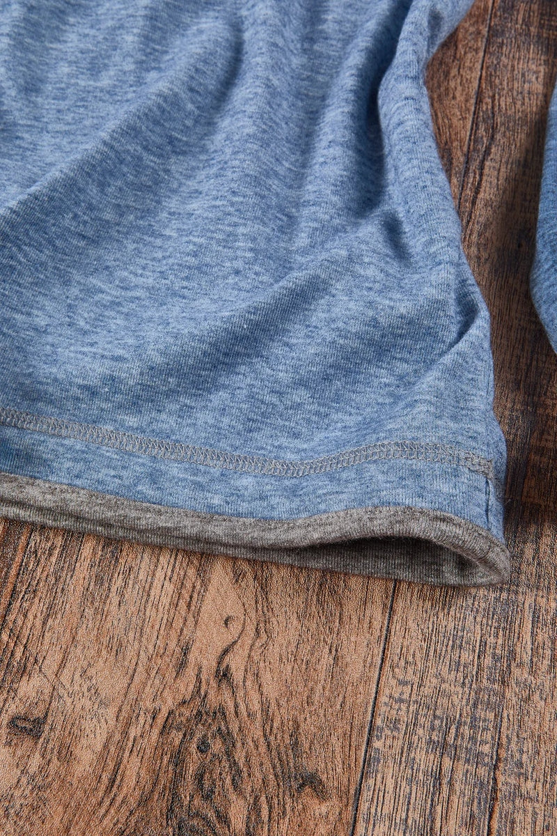 Wholesale,Nicoby Age of Wisdom, Nicoby Age of Wisdom Blue Key Hole Henley, Blue, Medium-43-TagM