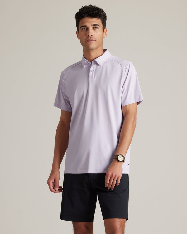 Rhone Lavender Dusk Slim Performance Polo