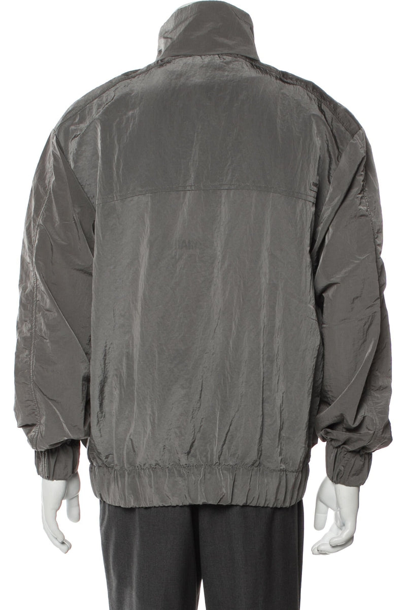 RealReal,Rains, Rains Grey Shine Windbreaker, Grey, Large-48-TagM