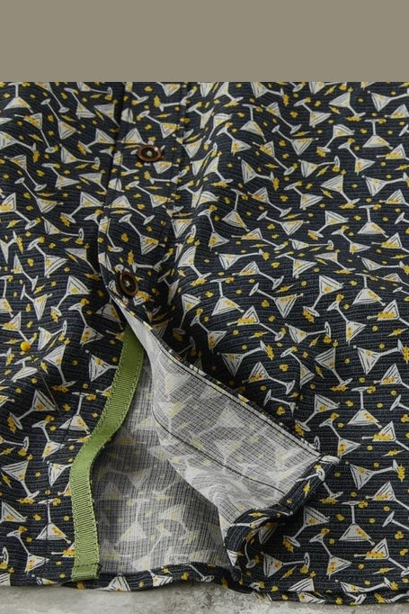 Wholesale,Nicoby Age of Wisdom, Nicoby Age of Wisdom Black Modal Textured Print Shirt, Black, Medium-44-TagMLarge-46-TagLExtra Extra Large-51-TagXXLExtra Large-48-TagXL