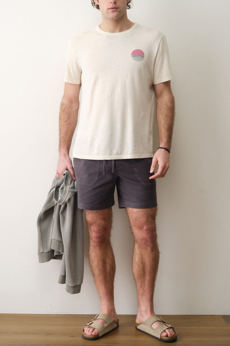 Wholesale,Marine Layer, Marine Layer Cream Hemp Cotton Graphic Tee, White, Small-41-TagSMedium-44-TagMLarge-48-TagLExtra Extra Large-52-TagXXL