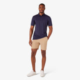 Mizzen + Main Khaki Active Stretch 7" Deck Short with Internal Drawstring