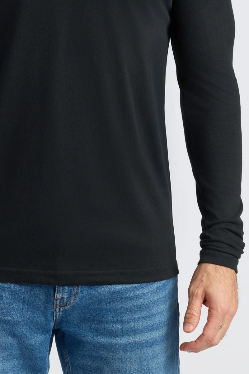 Faire,True Classic, True Classic Black Long Sleeve T-Shirt, Black, Large-43-TagL