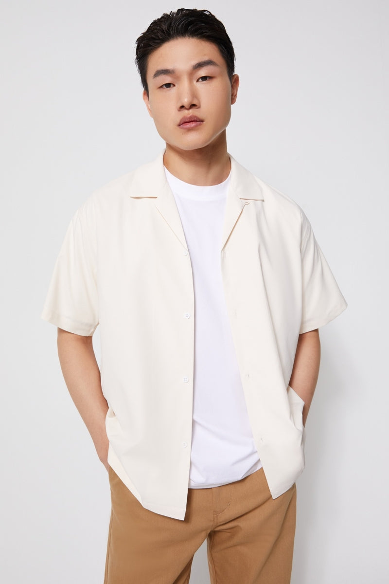 Direct From Brand,FYNE, FYNE Apricot UPF50+ Stretch Recycled Shirt, Cream, Large-45-TagL